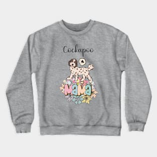 Red Merle Cockapoo Mama Crewneck Sweatshirt